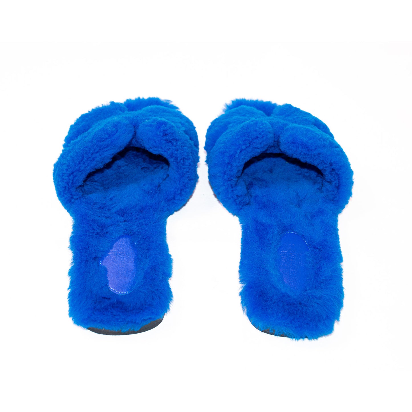 Pre-Owned Hermès Oran Shearling Sandals (37)