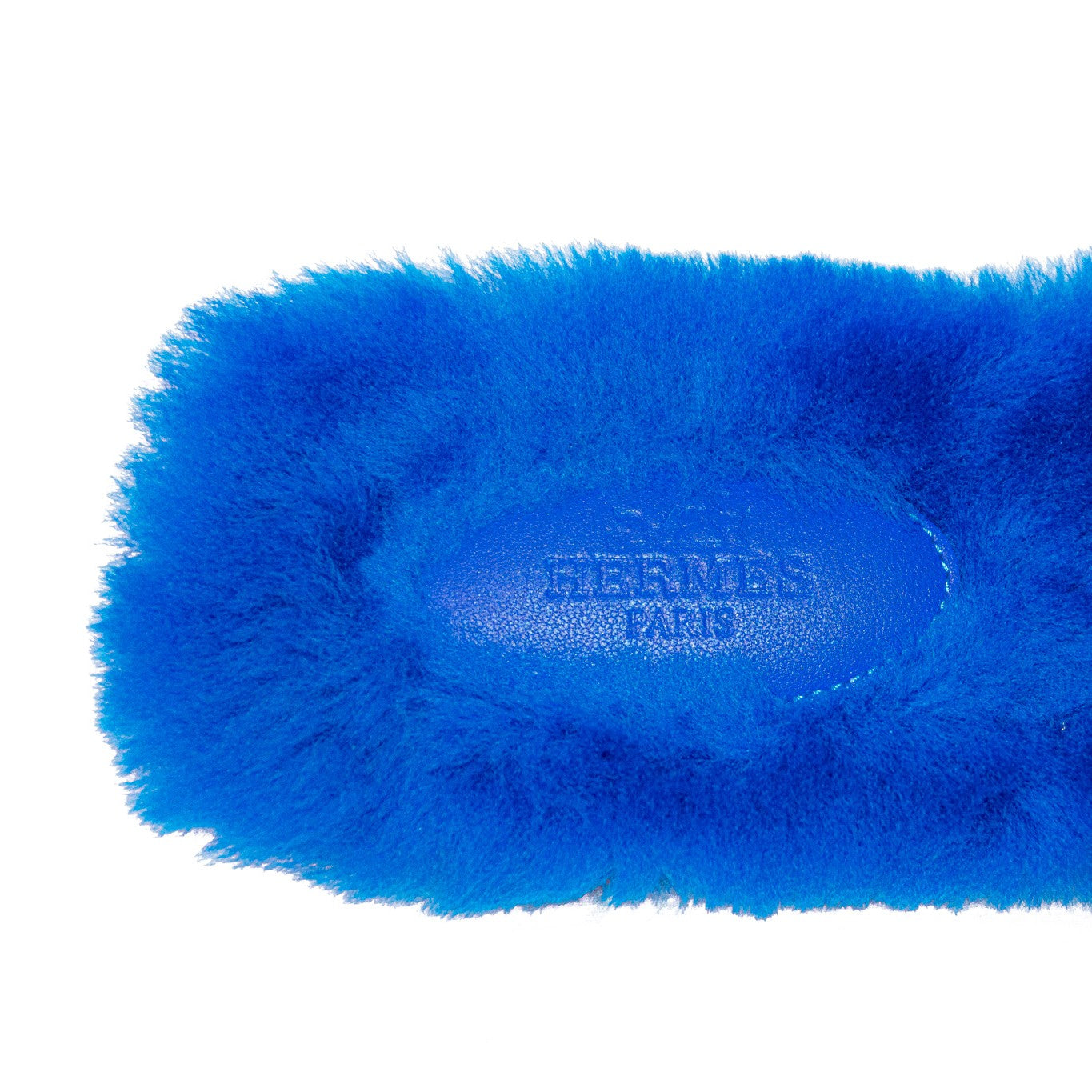 Pre-Owned Hermès Oran Shearling Sandals (37)