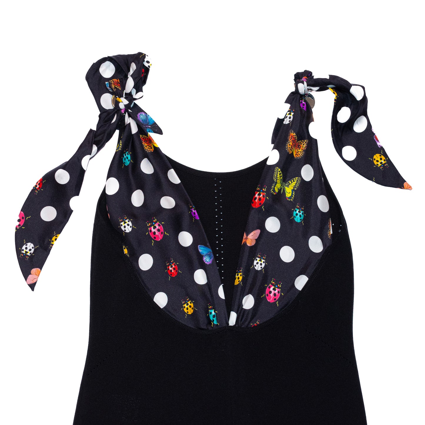 Pre-Owned Versace x Dua Lipa Butterflies Medusa '95 Midi Dress (40)