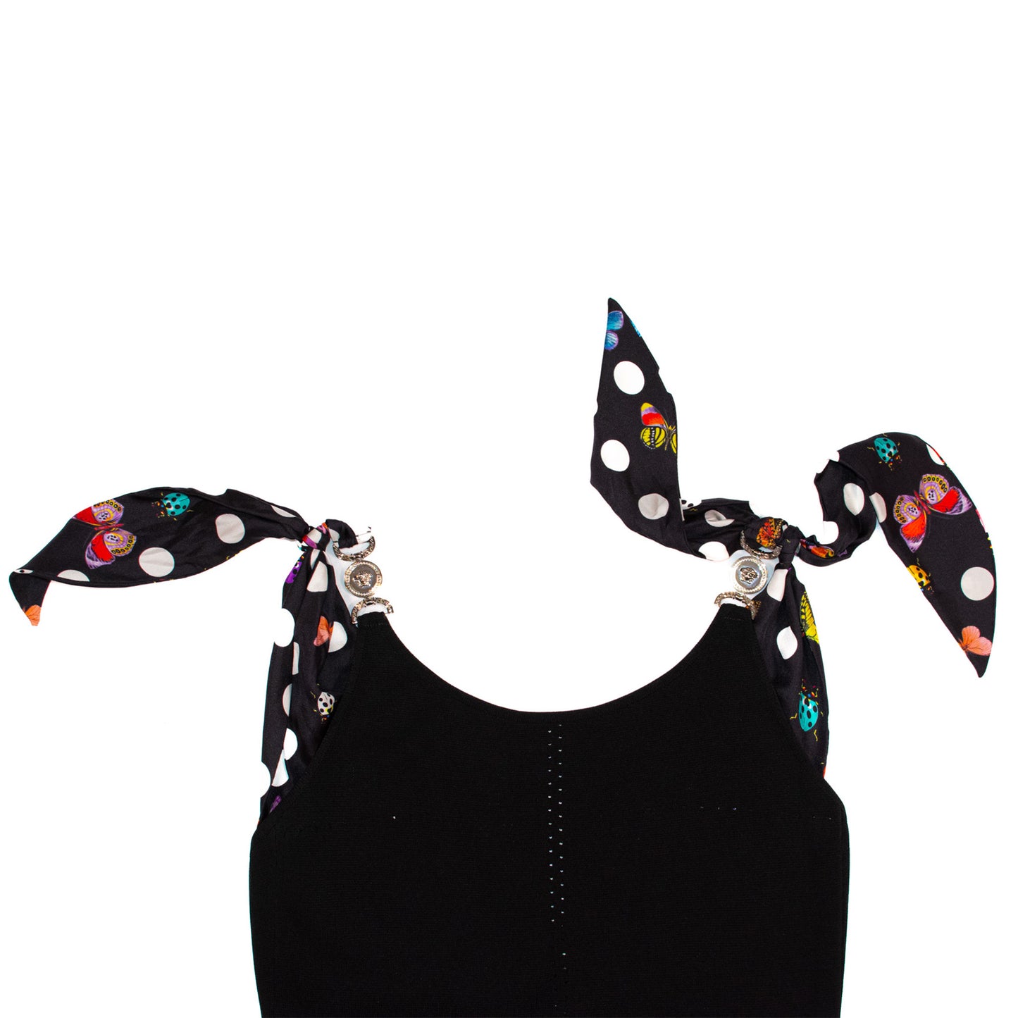 Pre-Owned Versace x Dua Lipa Butterflies Medusa '95 Midi Dress (40)