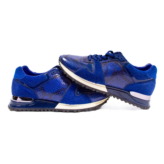 Pre-Owned Louis Vuitton Run Away Python Sneakers (37)