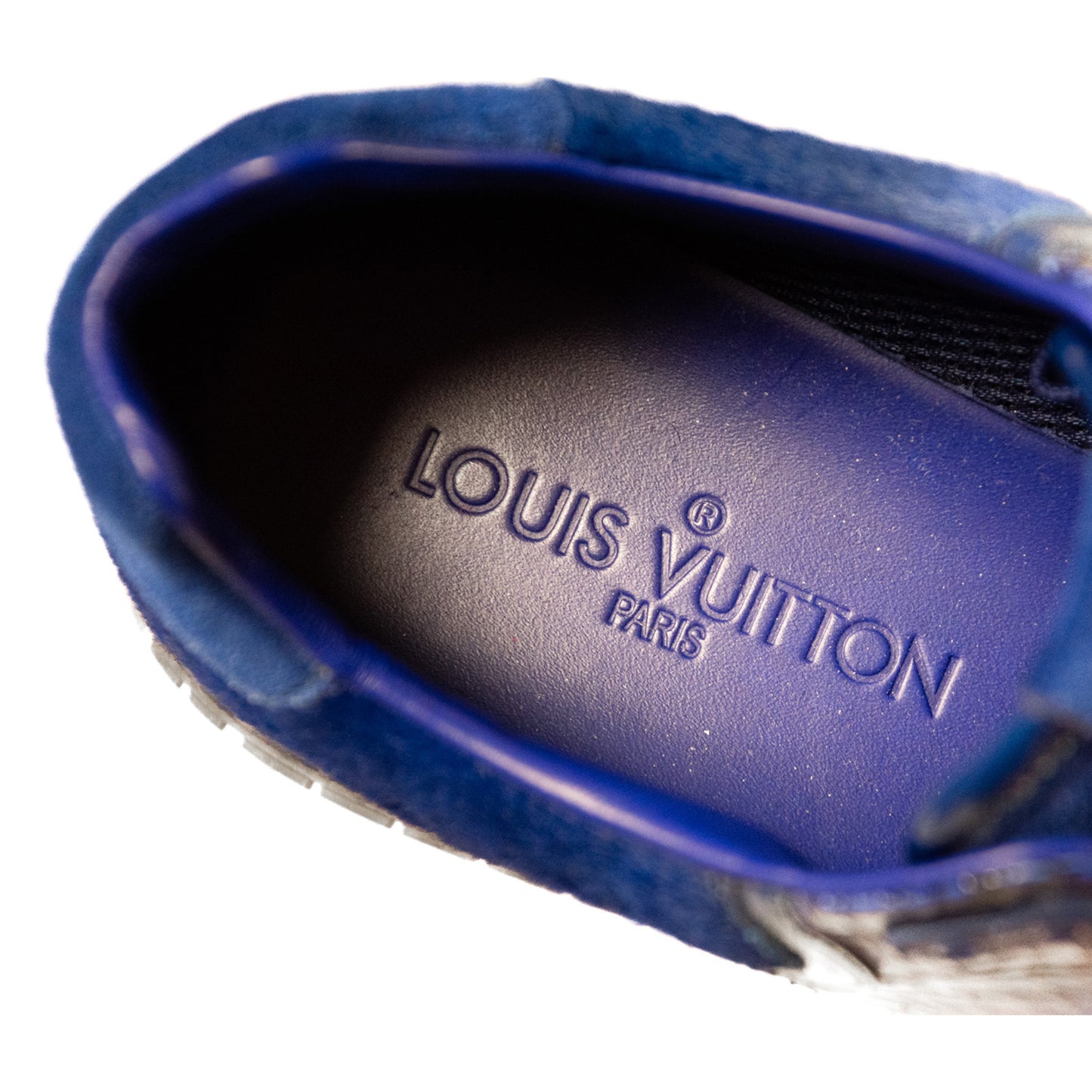 Pre-Owned Louis Vuitton Run Away Python Sneakers (37)