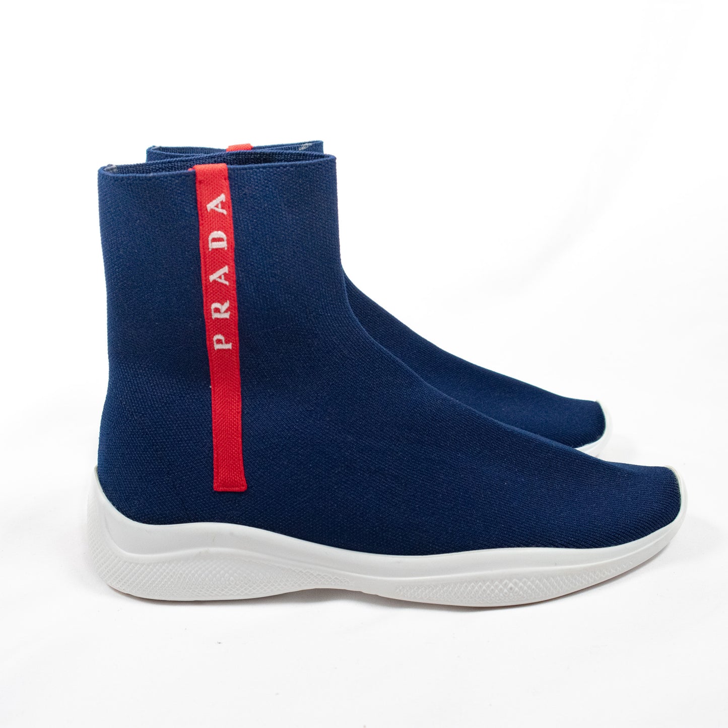 Pre-Owned Prada Sock Boot Sneakers (37)