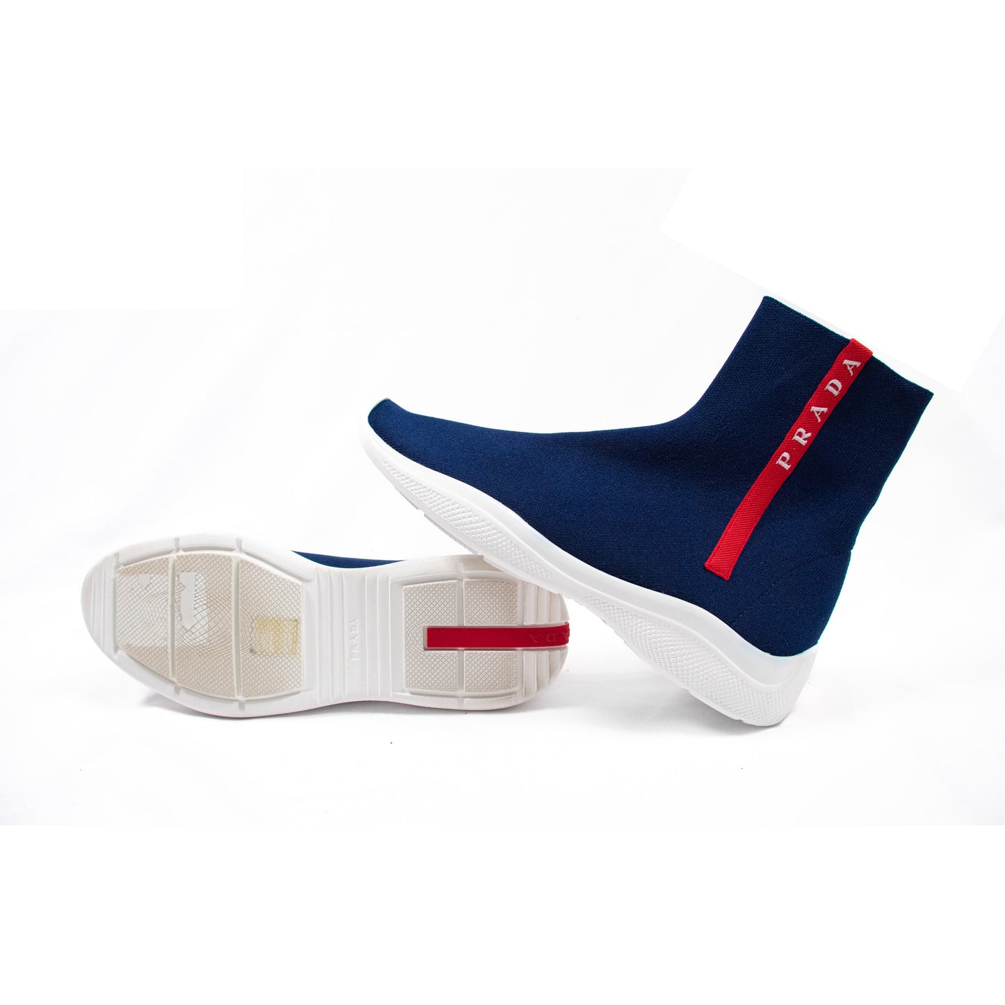 Pre-Owned Prada Sock Boot Sneakers (37)