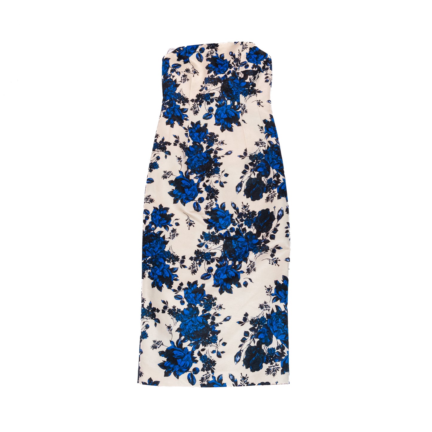 Pre-Owned Emilia Wickstead Strapless Floral Dress (10)