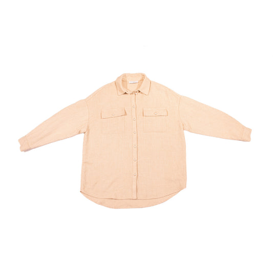 Pre-Owned Sandro Pearl Button Shirt (S)