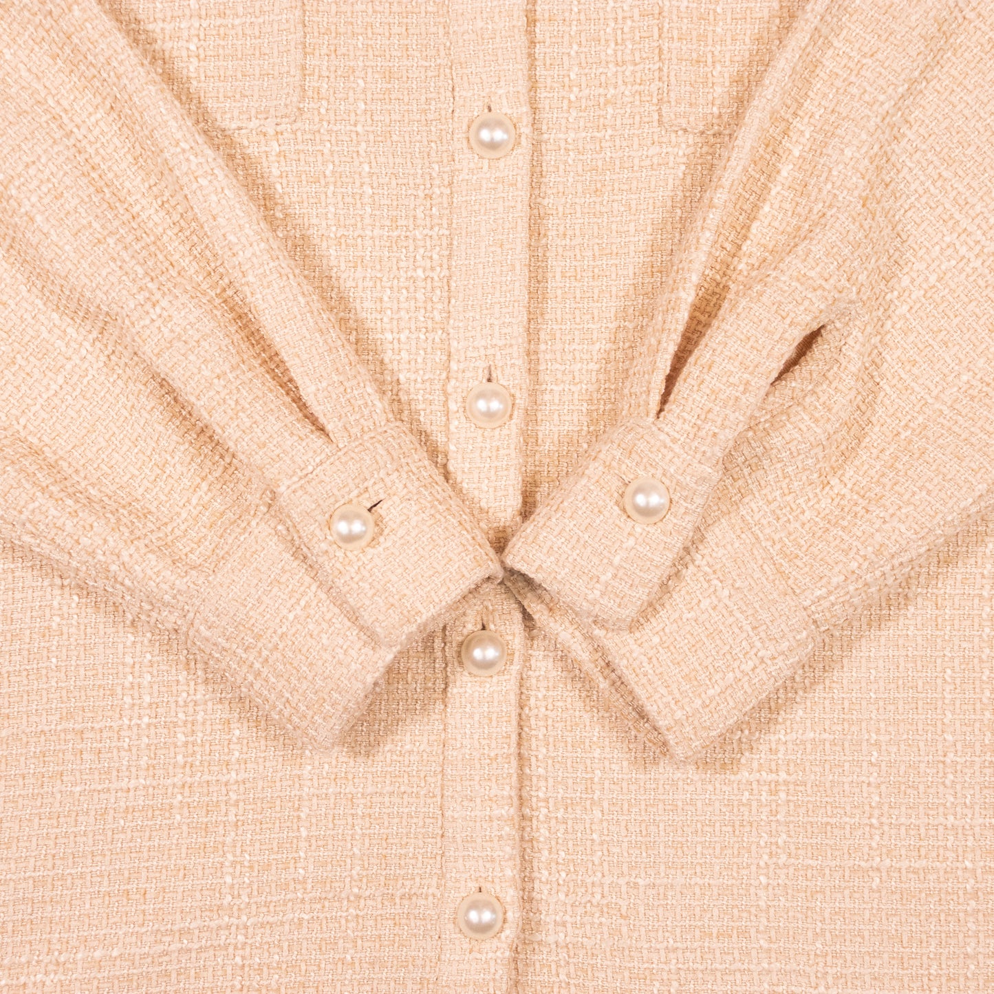 Pre-Owned Sandro Pearl Button Shirt (S)