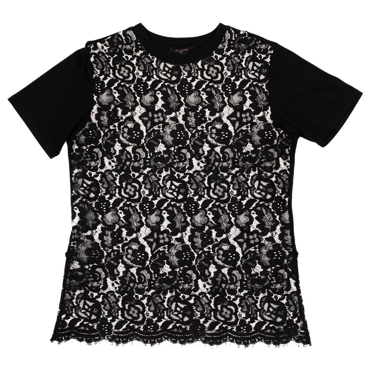 Pre-Owned Louis Vuitton Lace Blouse (L)