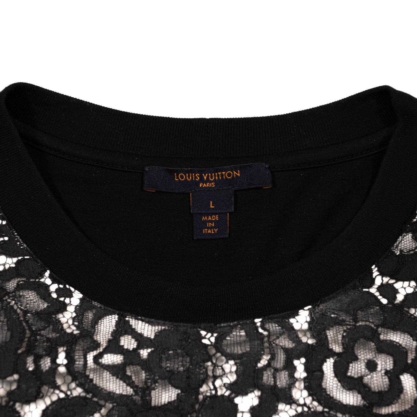 Pre-Owned Louis Vuitton Lace Blouse (L)