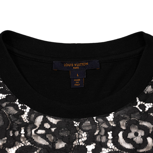 Pre-Owned Louis Vuitton Lace Blouse (L)