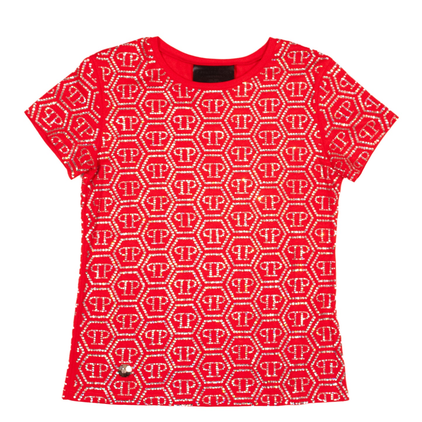 Pre-Owned Philipp Plein Embellished T-Shirt (S)