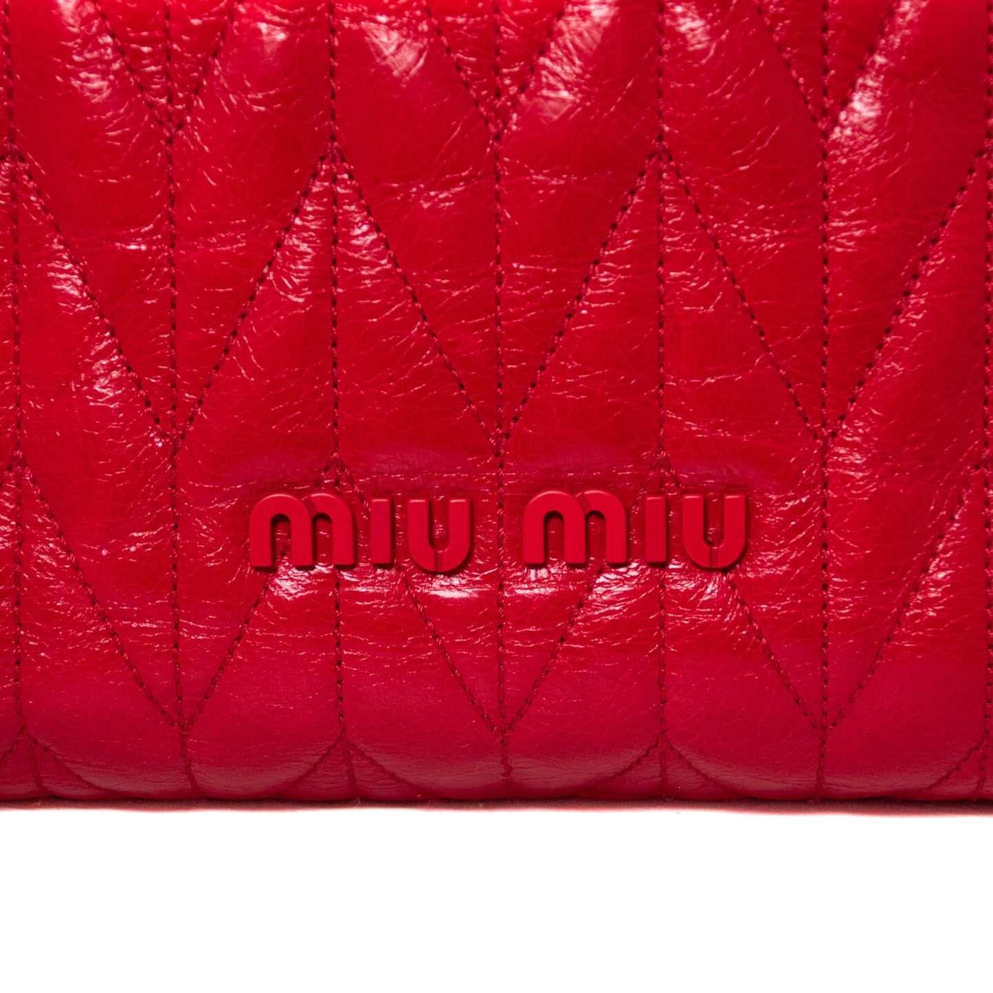 Pre-Owned Miu Miu Metalasse Shoulder Bag