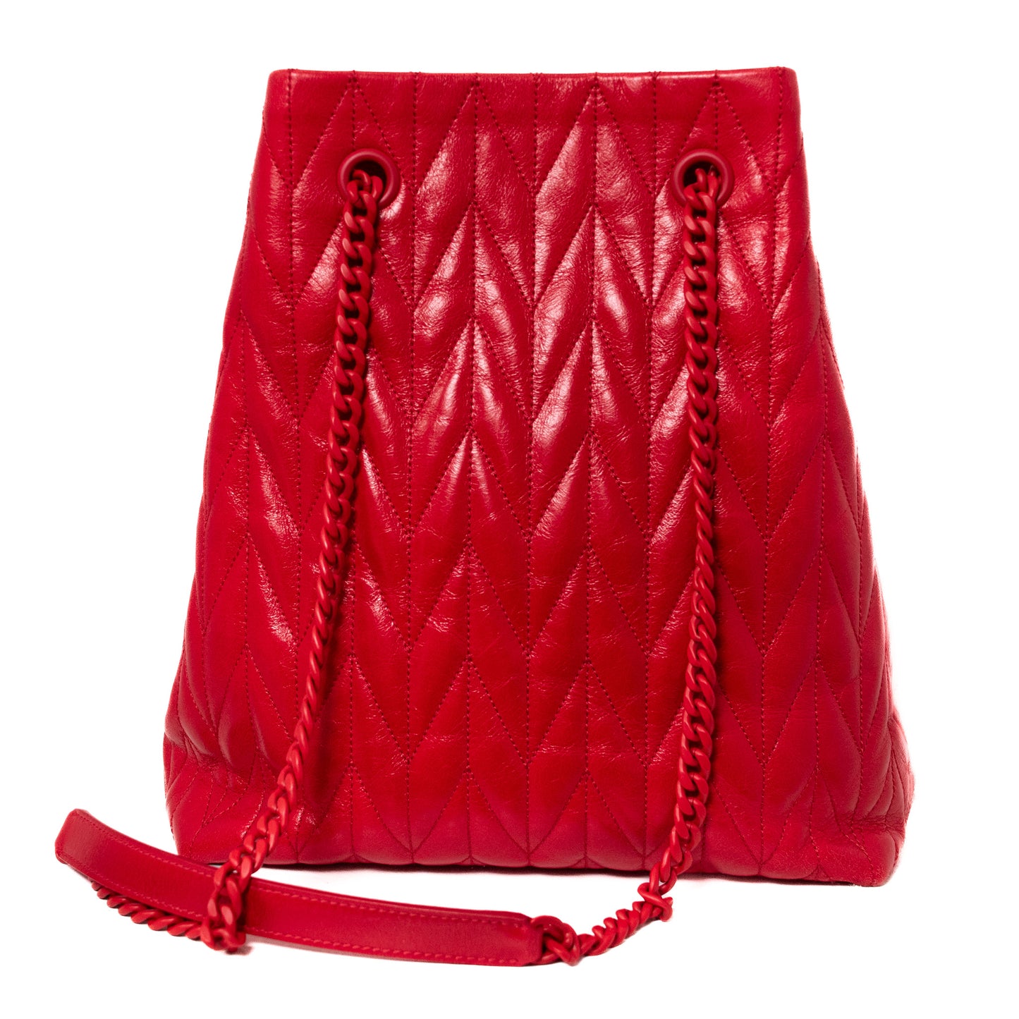 Pre-Owned Miu Miu Metalasse Shoulder Bag