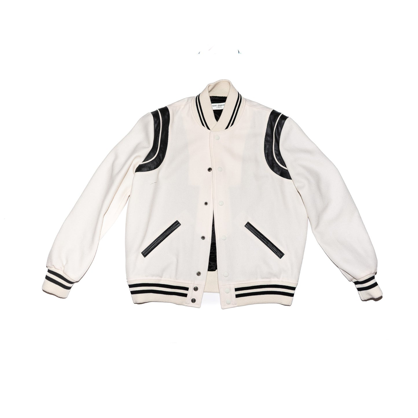 Pre-Owned Saint Laurent Teddy Varsity Jacket (50)