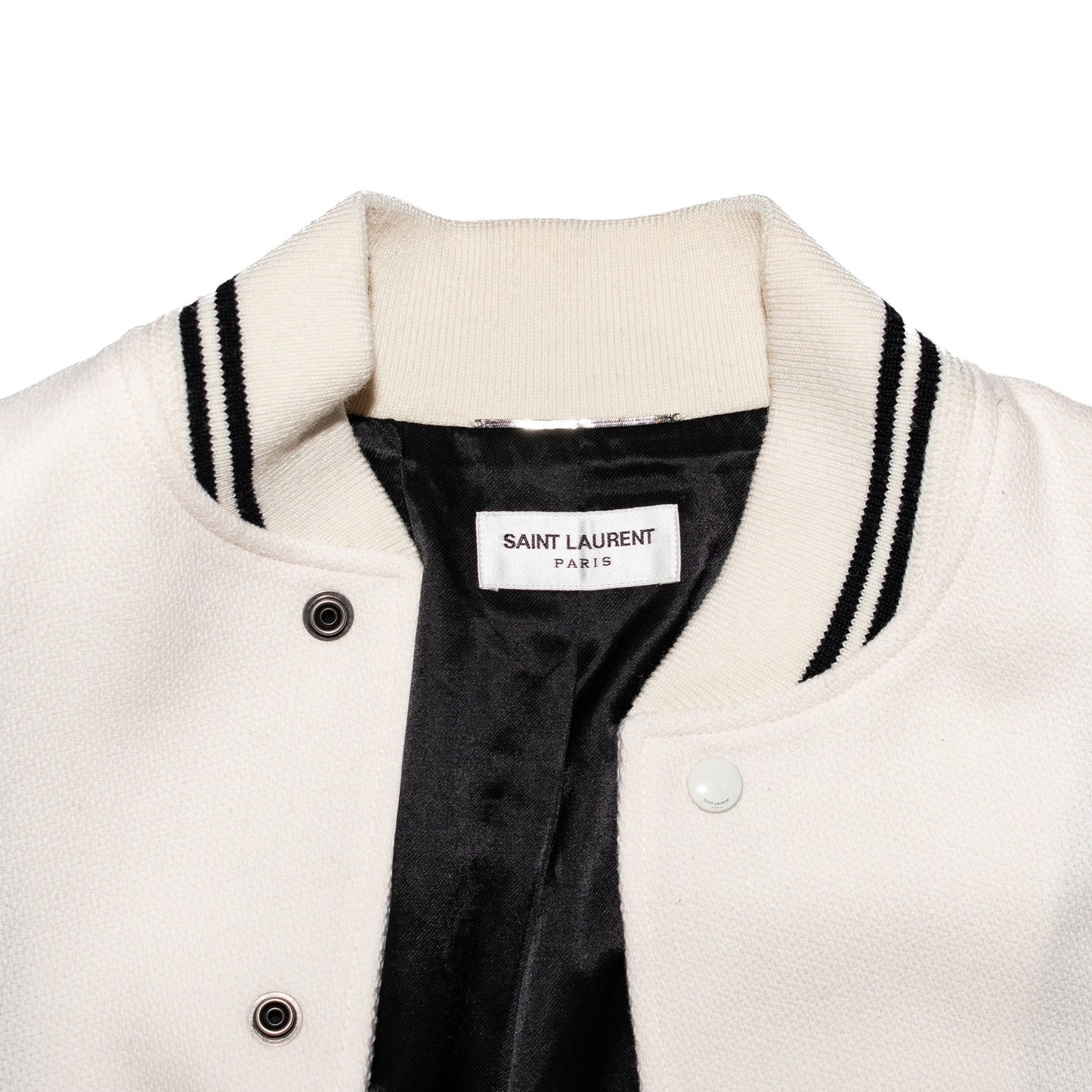 Pre-Owned Saint Laurent Teddy Varsity Jacket (50)