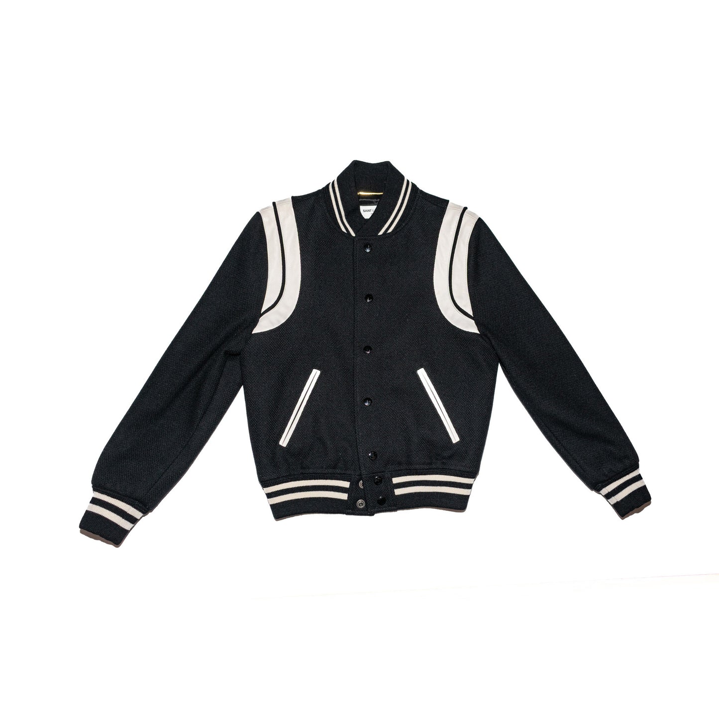 Pre-Owned Saint Laurent Teddy Varsity Jacket (34)