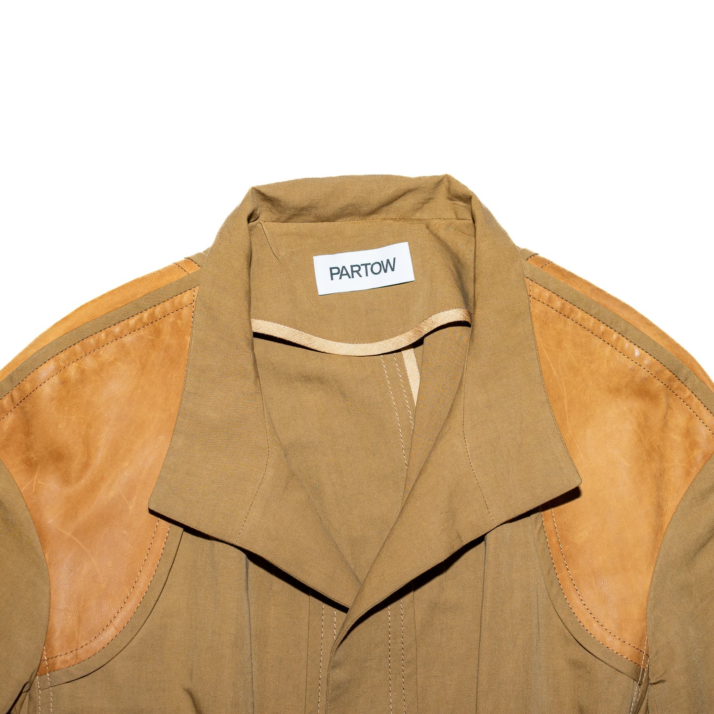 Pre-Owned Partow Two-Tone Trench Coat (10)