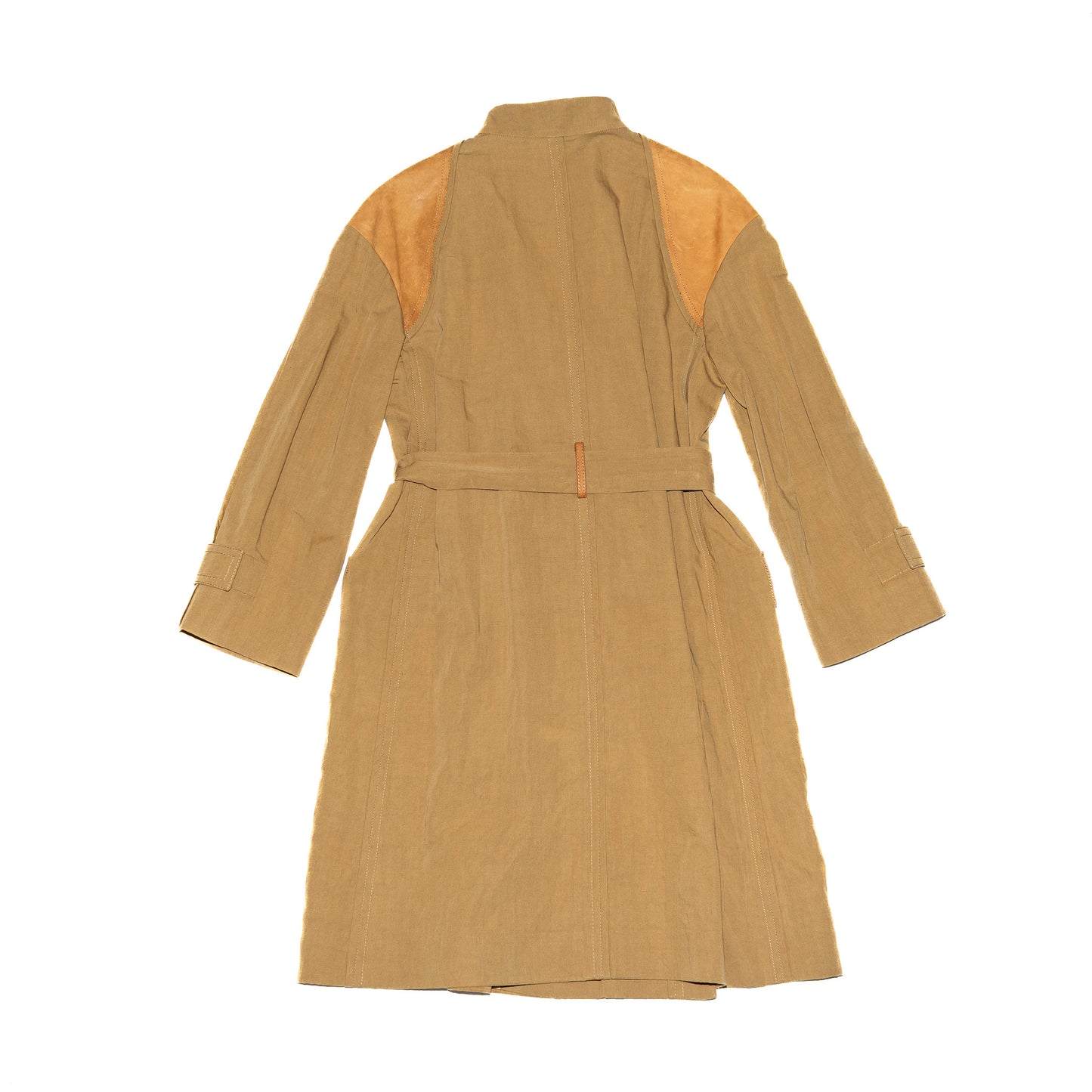 Pre-Owned Partow Two-Tone Trench Coat (10)