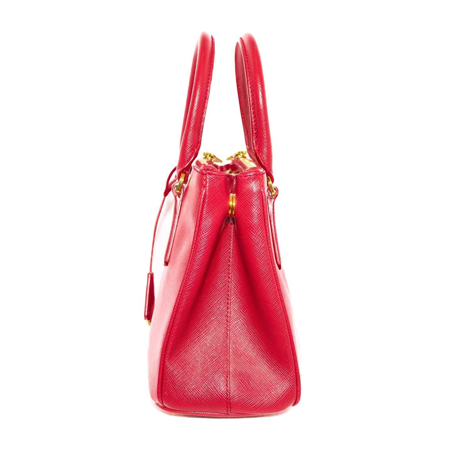 Pre-Owned Prada Saffiano Double Zip Galleria Bag