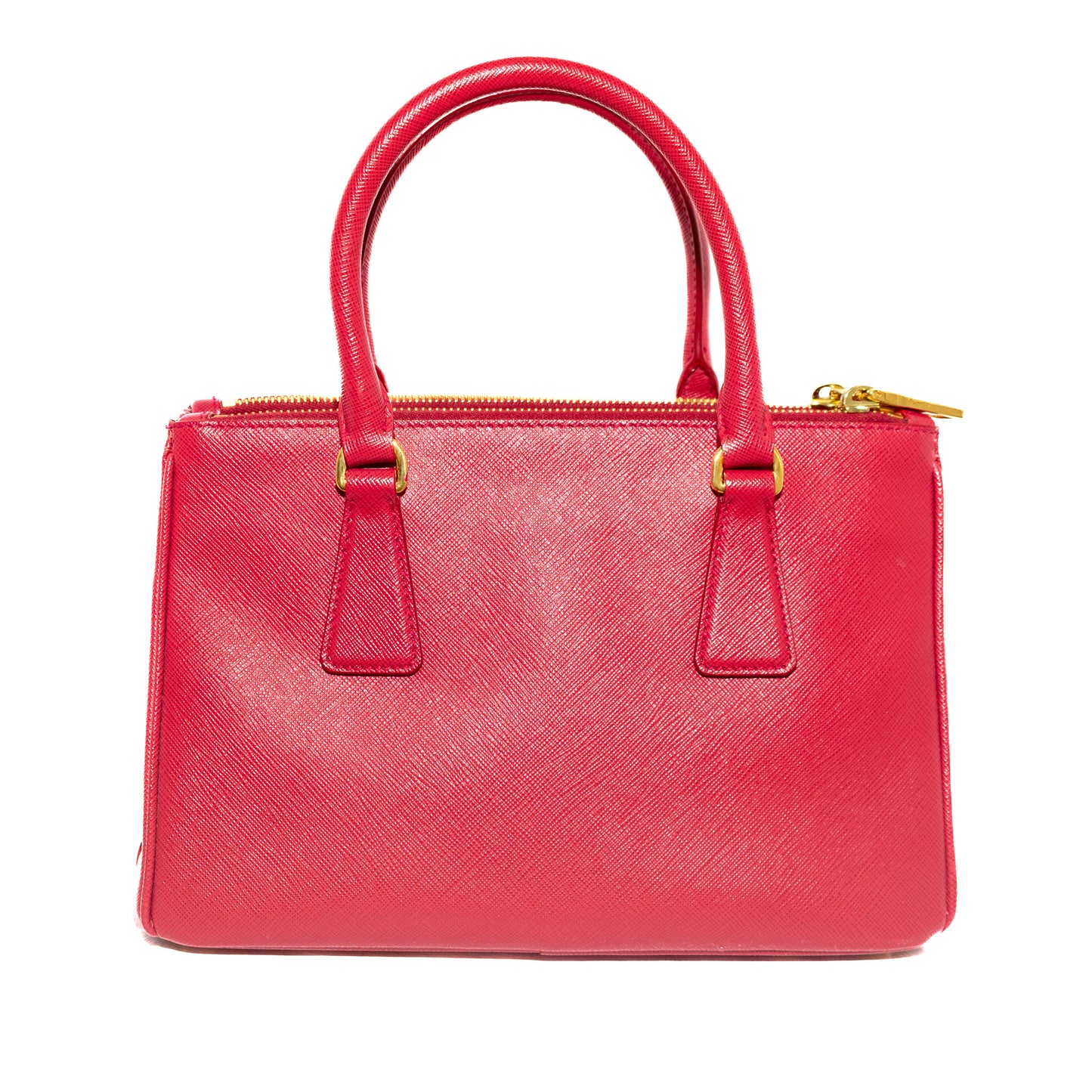 Pre-Owned Prada Saffiano Double Zip Galleria Bag