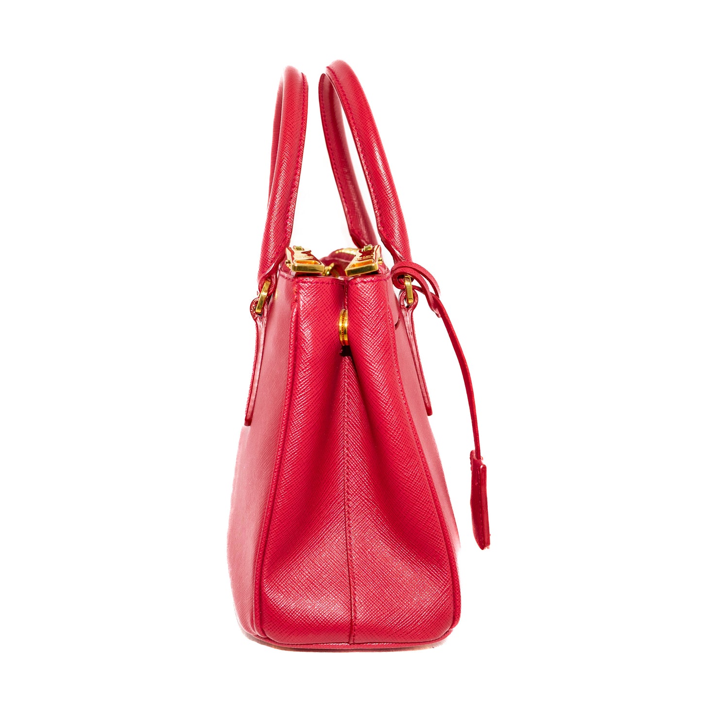 Pre-Owned Prada Saffiano Double Zip Galleria Bag