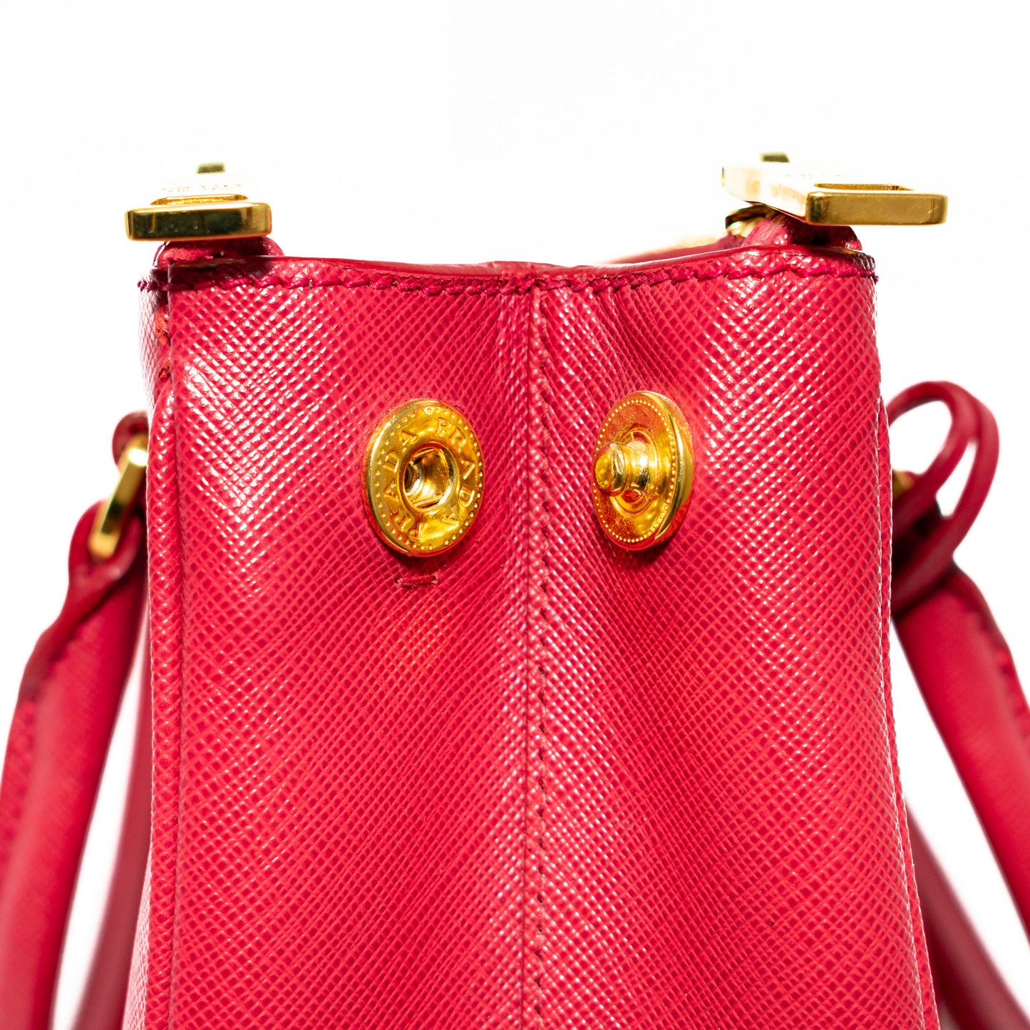 Pre-Owned Prada Saffiano Double Zip Galleria Bag