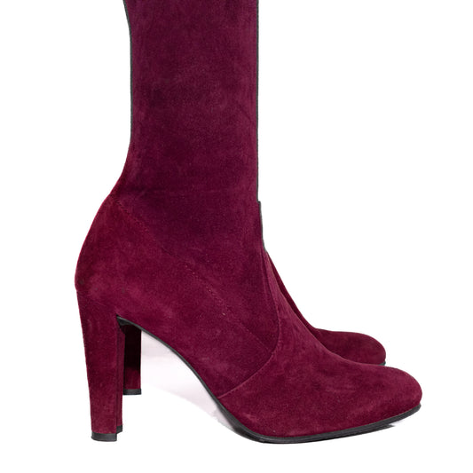 Pre-Owned Stuart Weitzman Suede Over-The-Knee Boots (10)