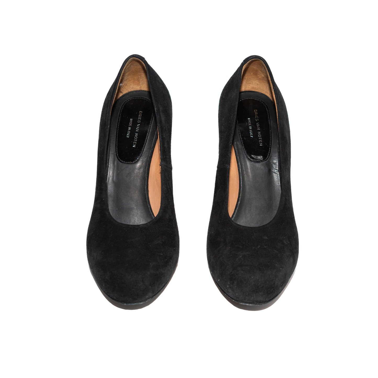 Pre-Owned Dries Van Noten Suede Heels (36.5)