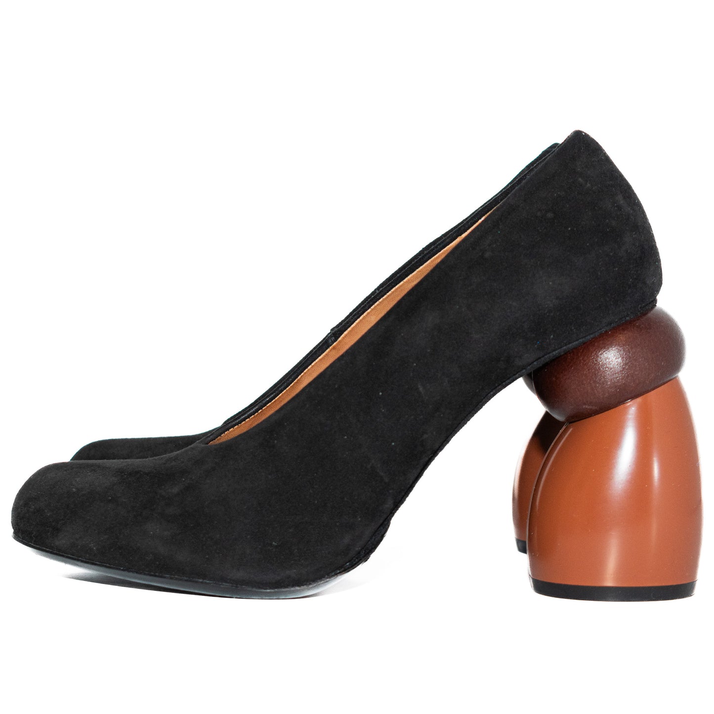 Pre-Owned Dries Van Noten Suede Heels (36.5)