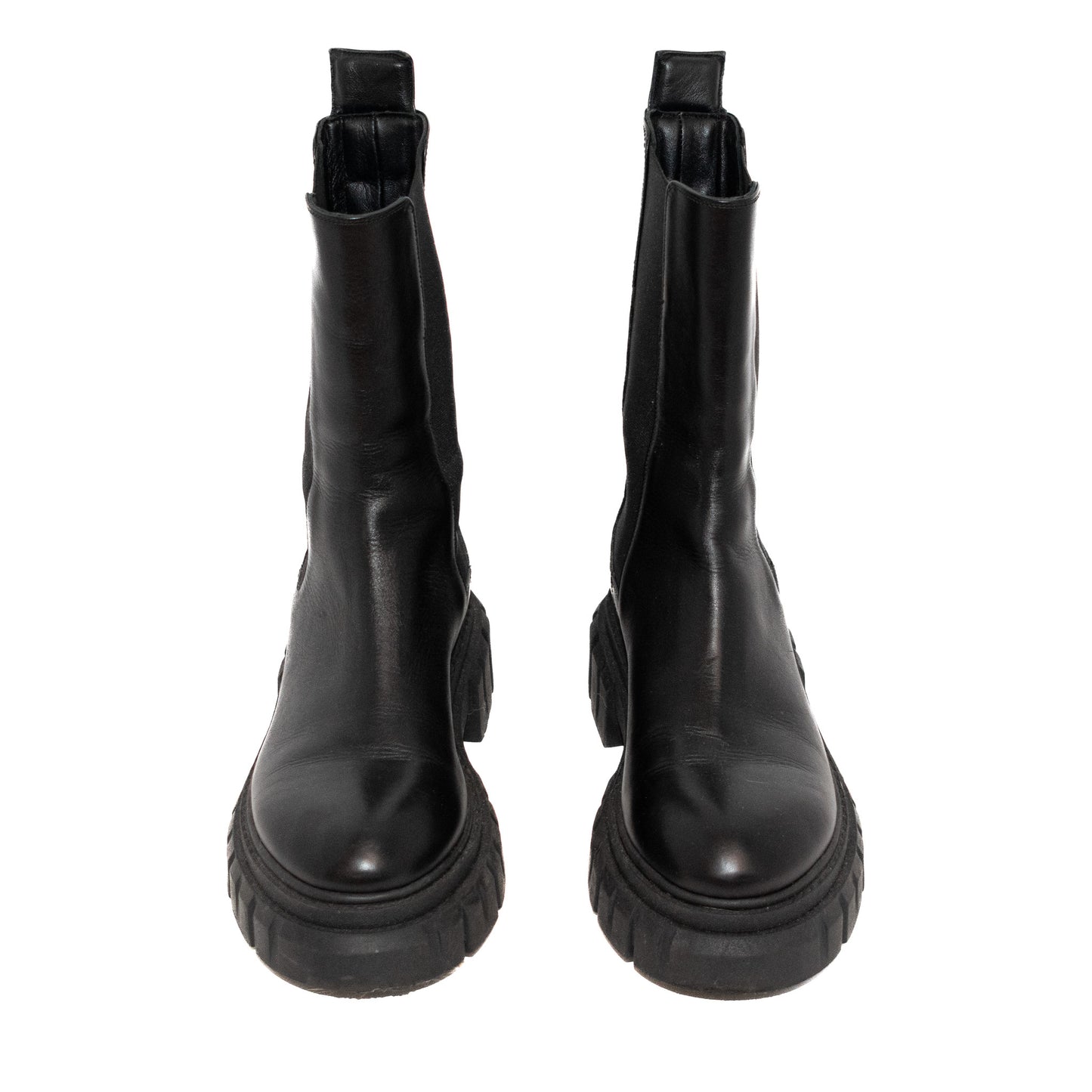 Pre-Owned Le Canadien Leather Ankle Boots (41)