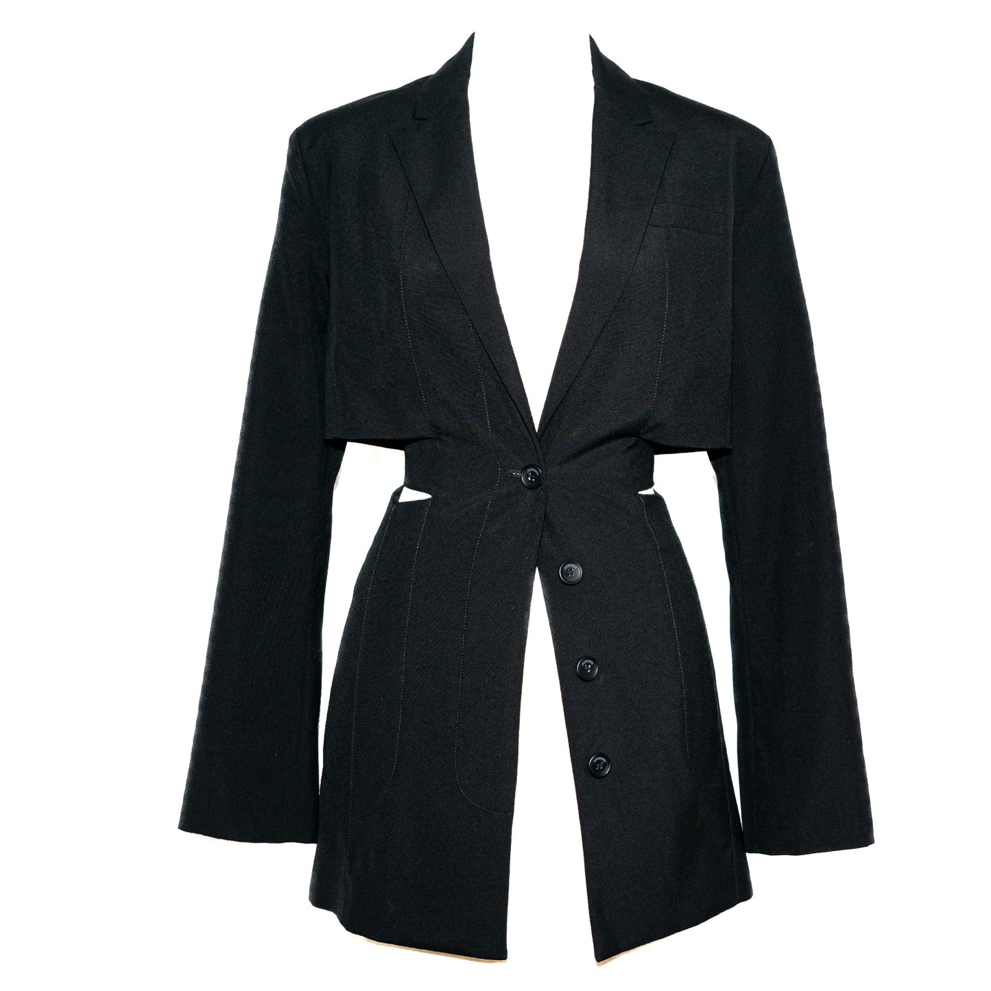 Pre-Owned Jacquemus Le Splash Cut-Out Blazer (34)