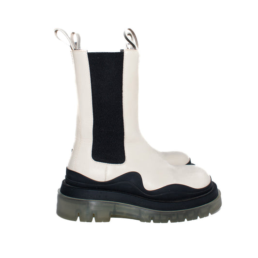 Pre-Owned Bottega Veneta Tire Boots (36.5)