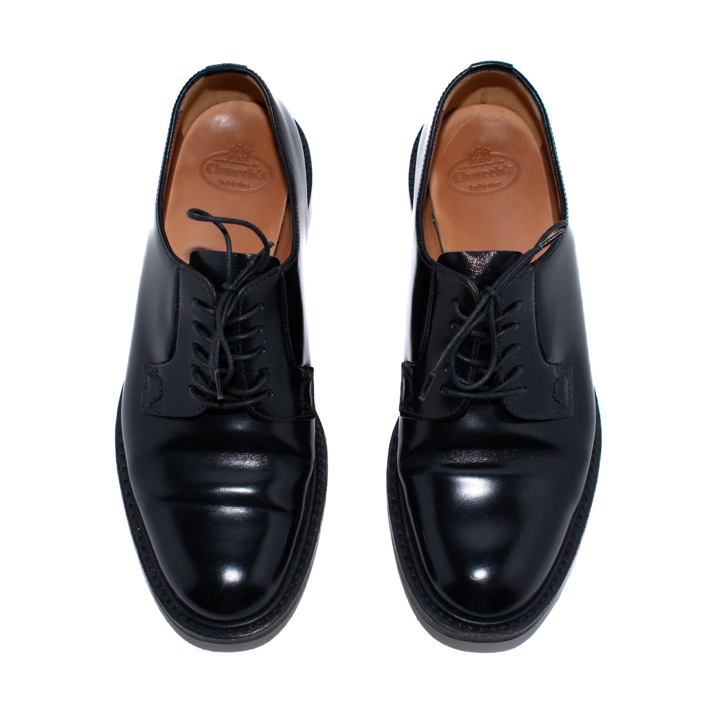 Pre-Owned Church Lace Up Leather Loafers (36)