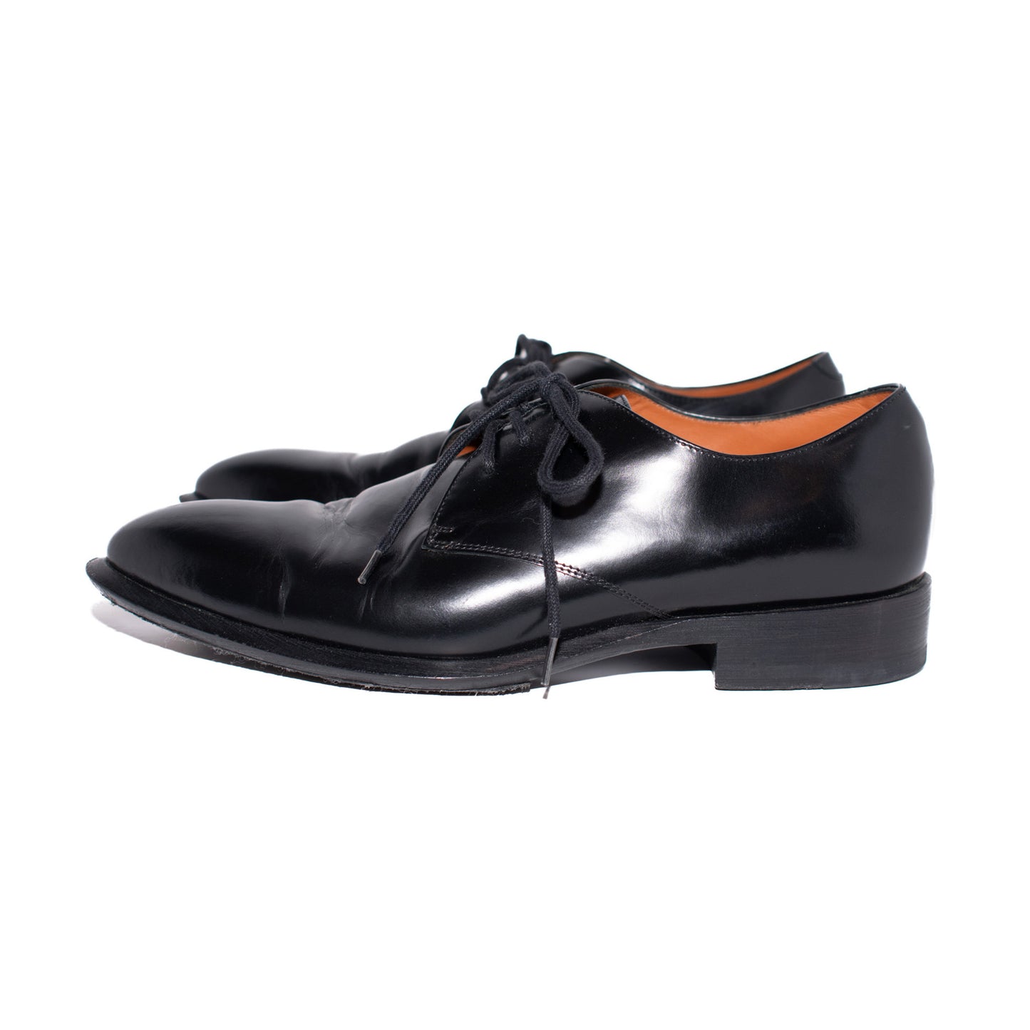 Pre-Owned Celine Lace Up Leather Loafers (36)