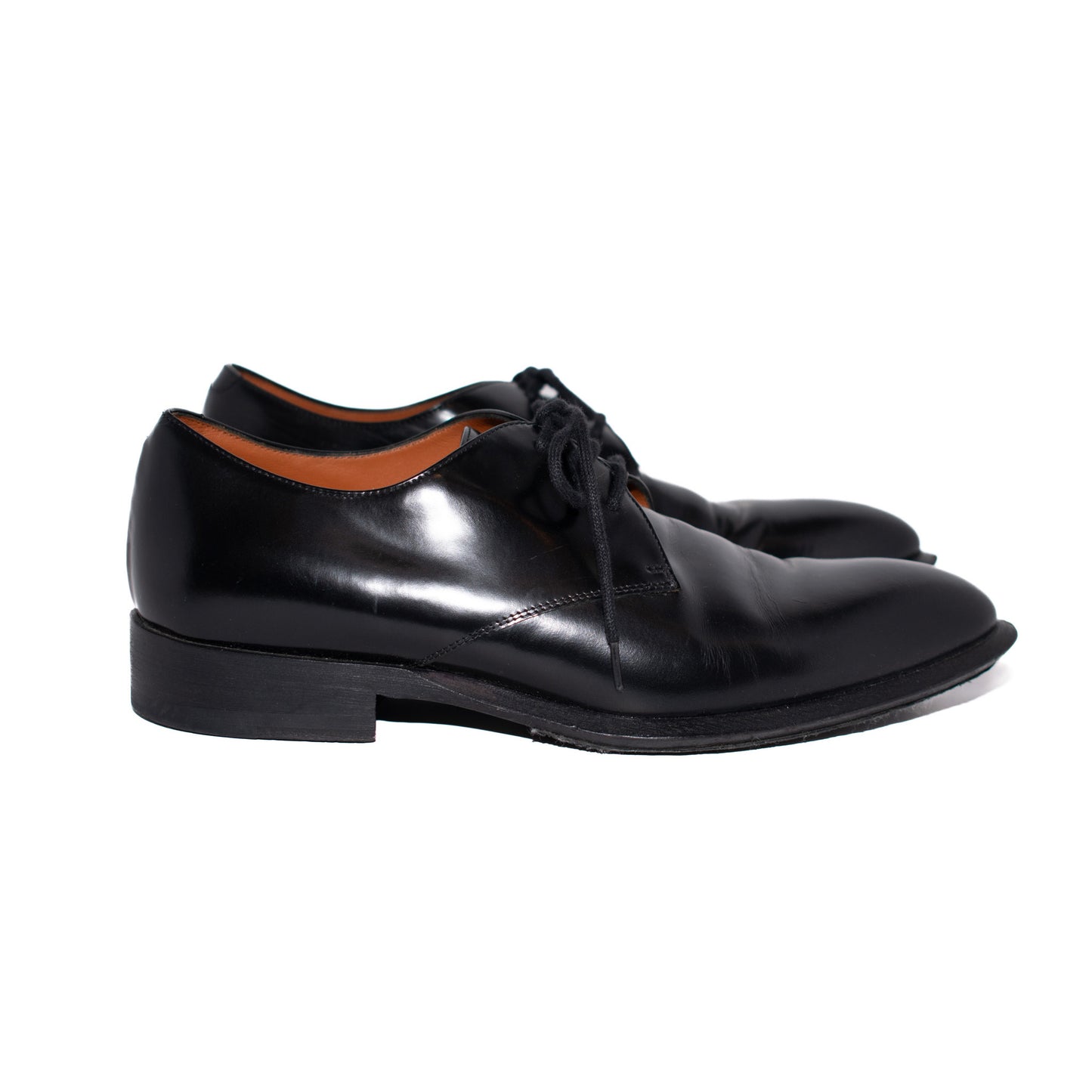 Pre-Owned Celine Lace Up Leather Loafers (36)