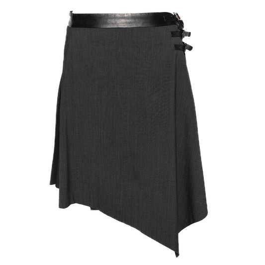 Pre-Owned Alexander McQueen Pleated Skirt (45)