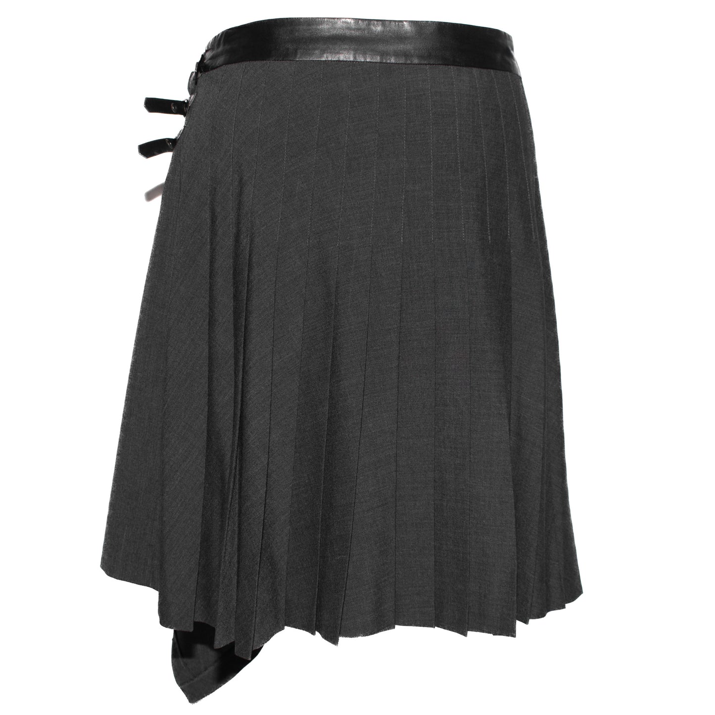 Pre-Owned Alexander McQueen Pleated Skirt (45)