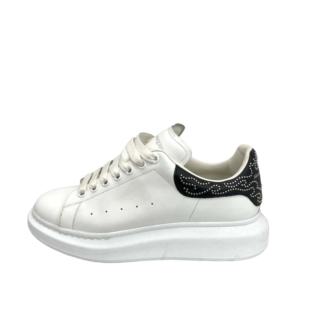 alexander mcqueen studded mens oversized sneakers left outer side view