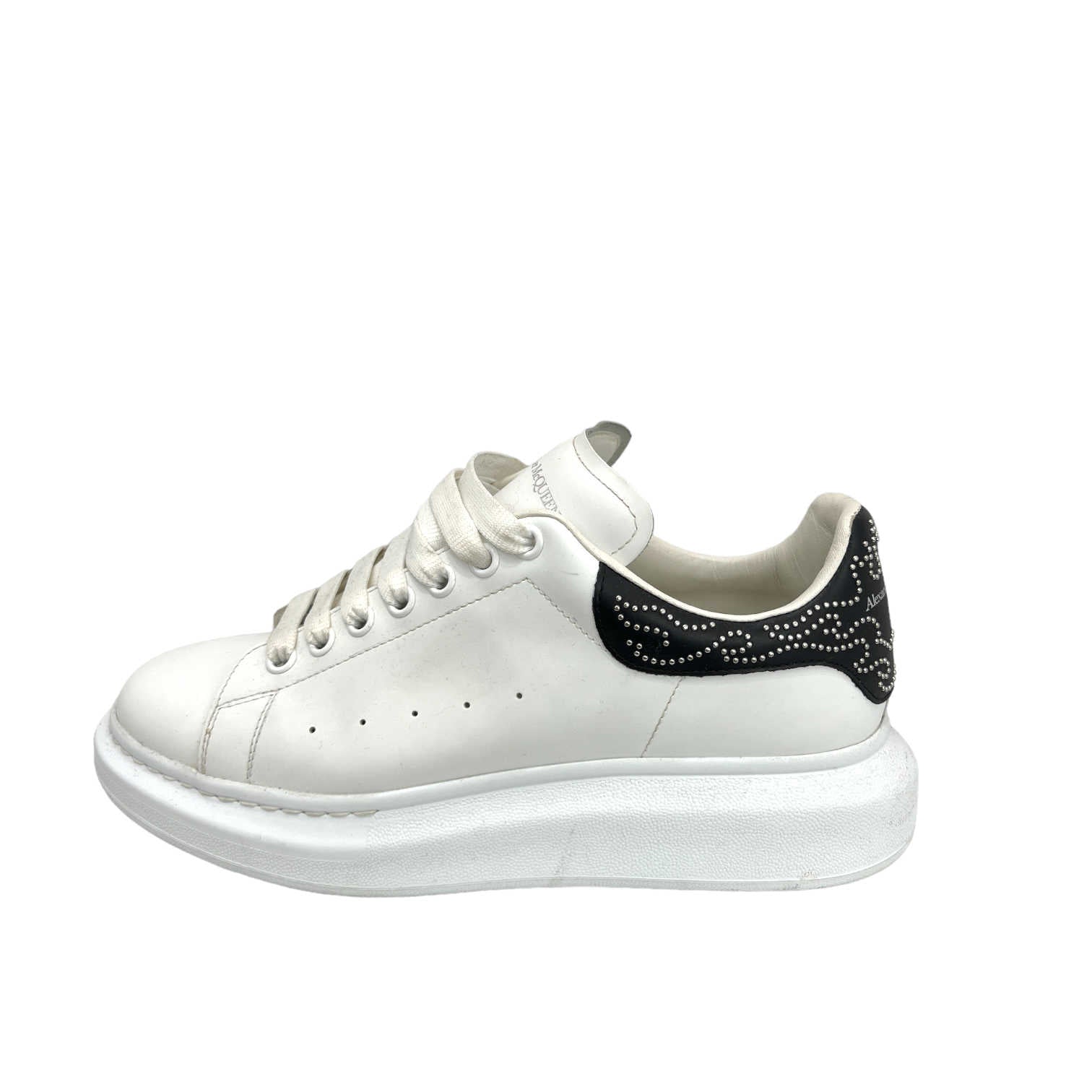 alexander mcqueen studded mens oversized sneakers left outer side view