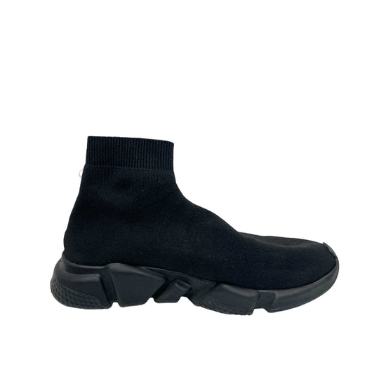 balenciaga black speedy 2.0 sneakers left inner side view