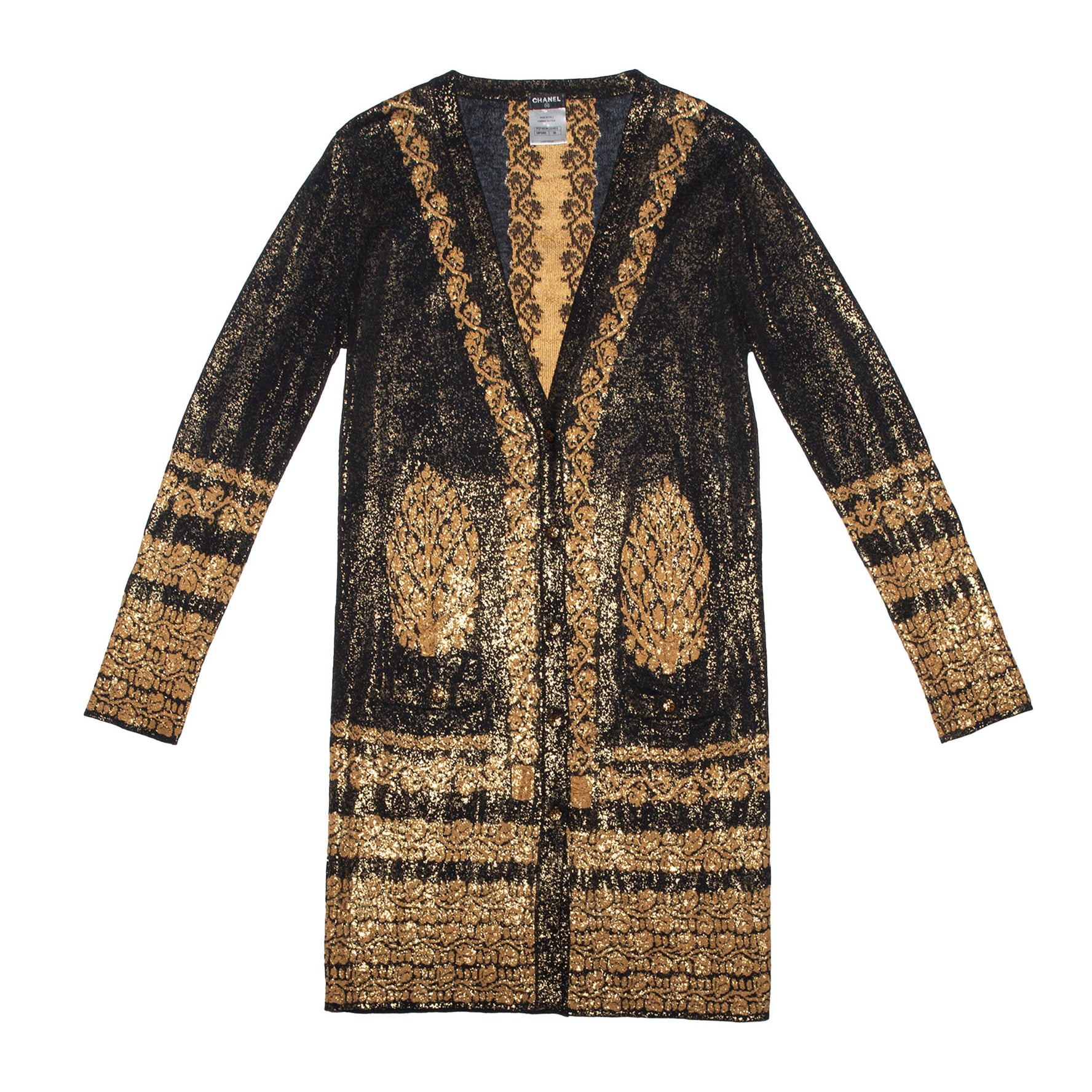 Chanel 2010   10 C Venice Lurex  Jacquared