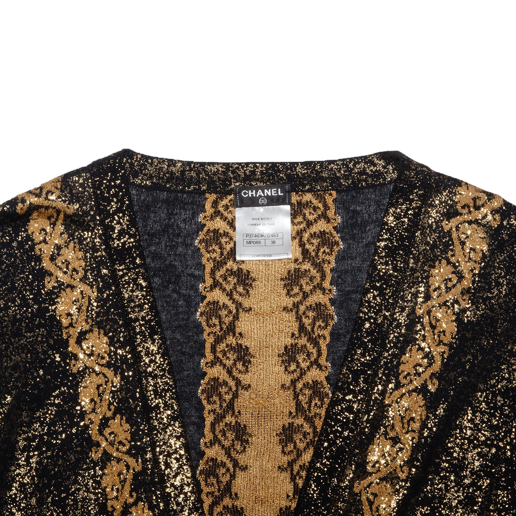 Chanel 2010   10 C Venice Lurex  Jacquared