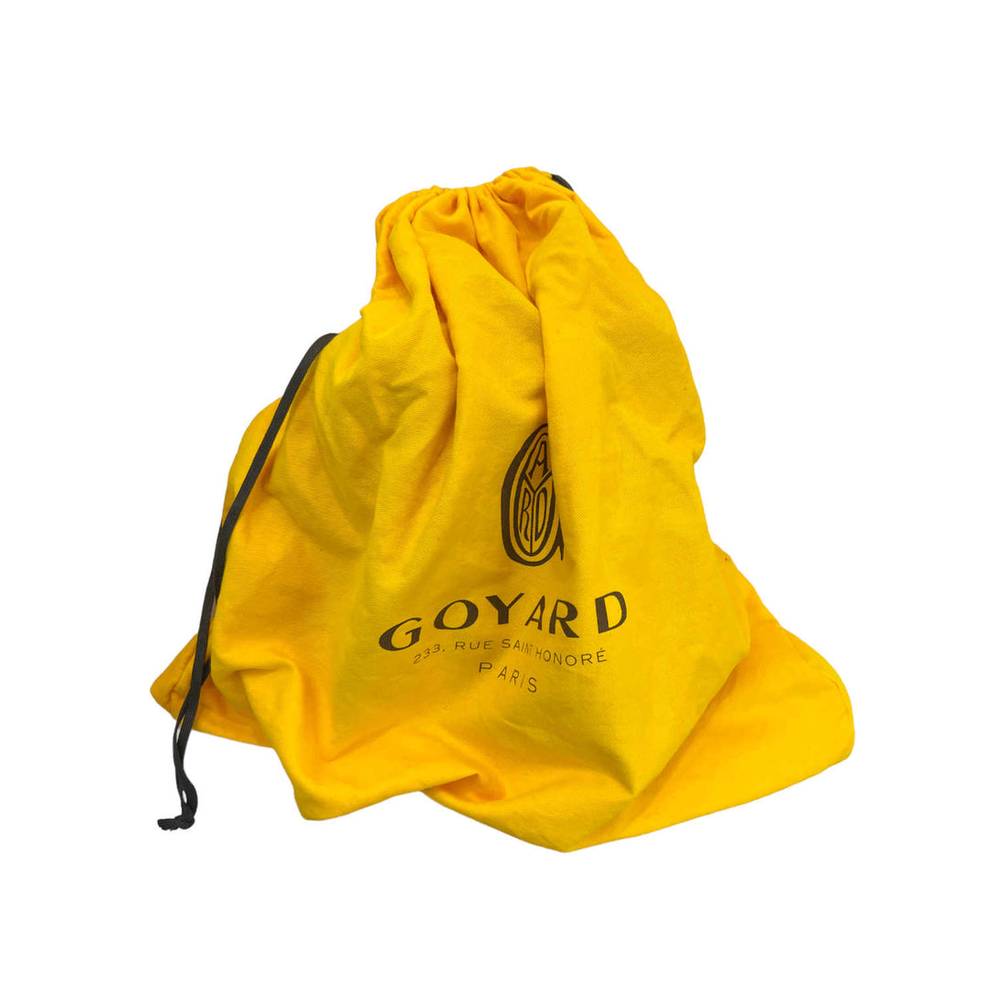 goyard petit flot bucket bag black monogram canvas dustbag