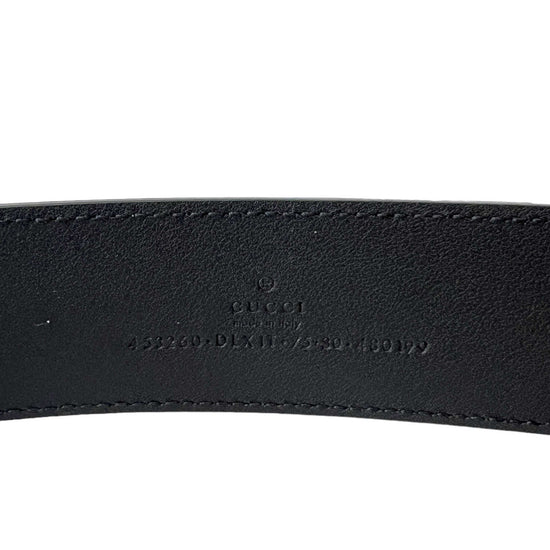 gucci pearl double G belt inner stamp zoom