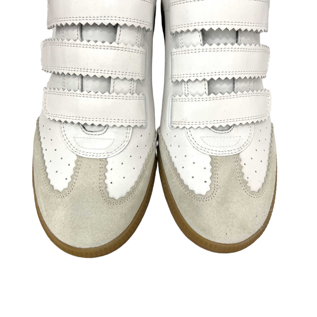 isabel marant white beth velcro sneakers vamp zoom