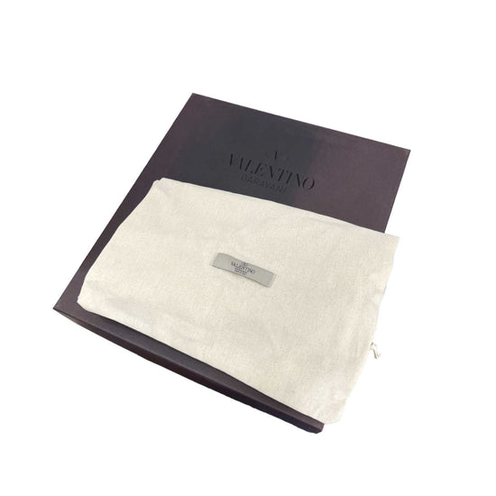 valentino mens vl7n white leather sneaker box and dustbag packaging