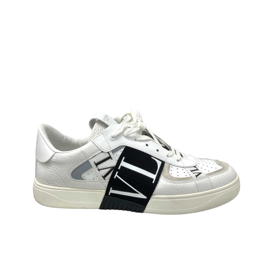 valentino mens vl7n white leather sneaker right outer side view