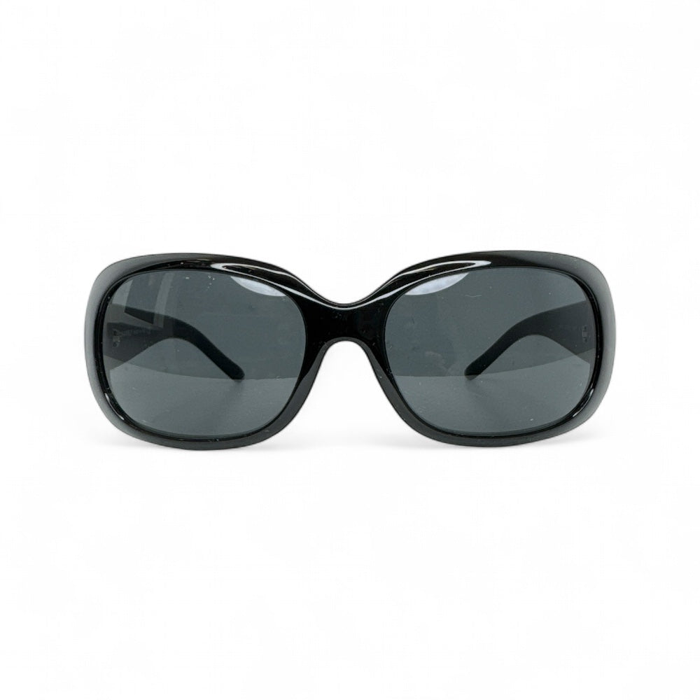 Chanel Crystal CC Logo Sunglasses 6026-B c.501/87 Black